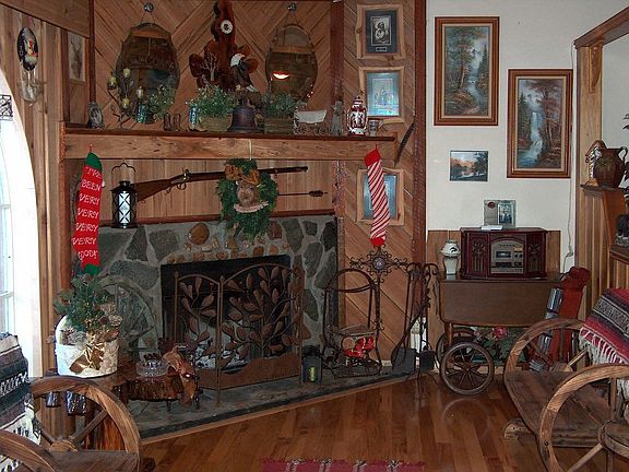 Wood Burning Fireplace