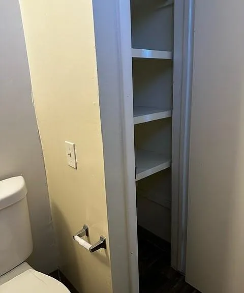 Linen Closet in Bathroom