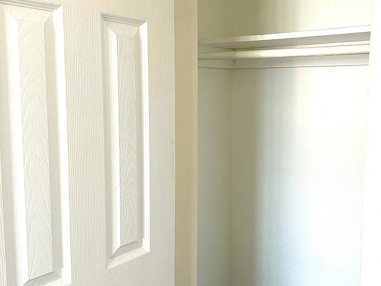 Closet in bedroom