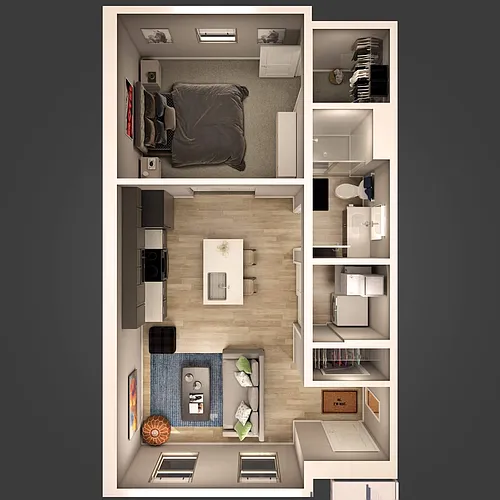 Floor plan The Walker