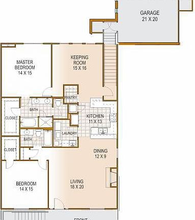 Upstairs Unit