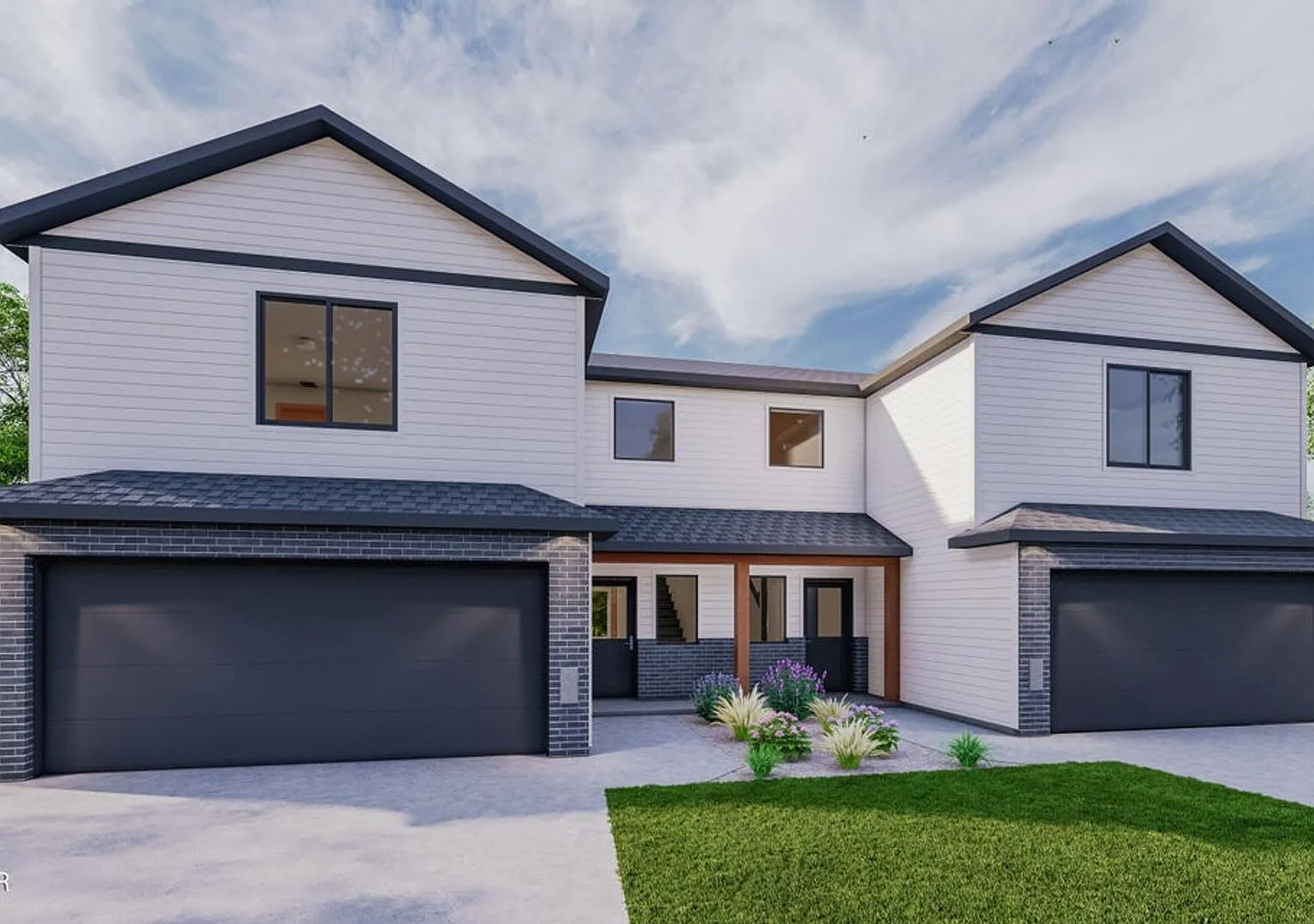 Modern 3-Bed Twinhome with Garage & Yard South Grand Forks — Photo 1