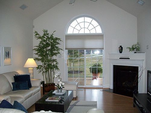 Living room to golf course