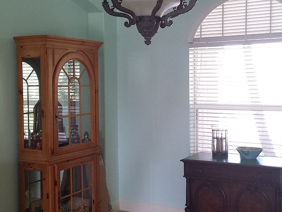 Dinning area ,new chandelier