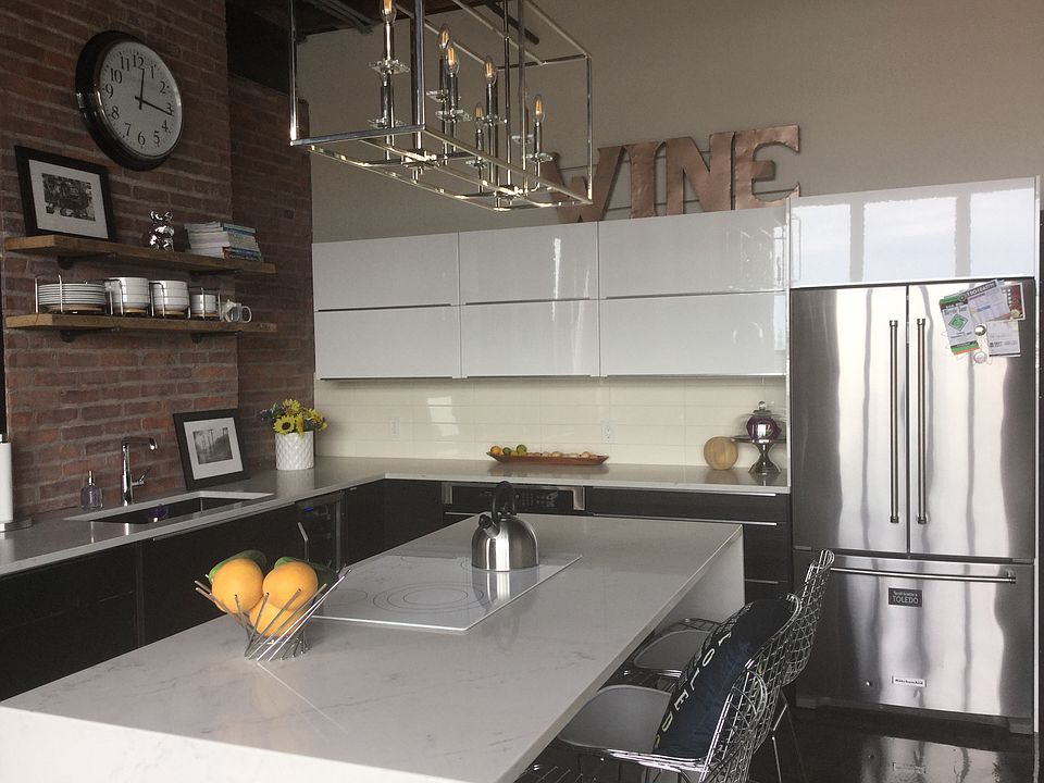 Updated open kitchen
