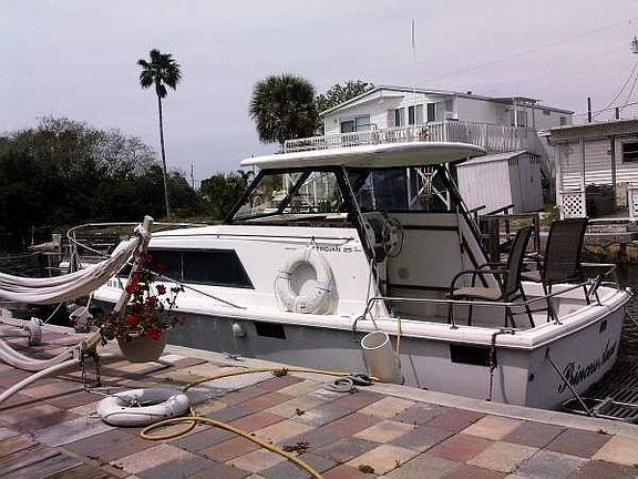 Boat in back yard (High tide)