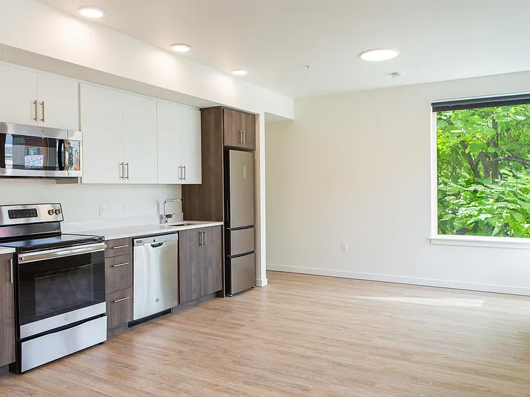 1 BR "B" wall of windows