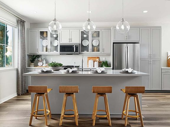 Cerise At Canvas Plan 1 Model Home Kitchen