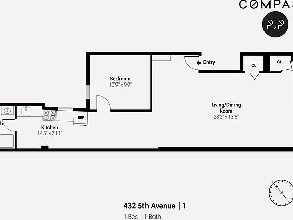 2nd image of 432 5th Ave #1