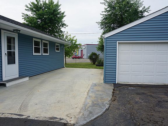 Back of the house and garage