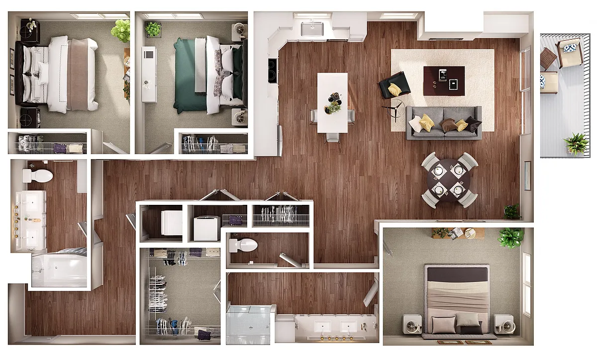 Floor plan Ferris