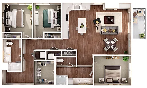 Floor plan Ferris