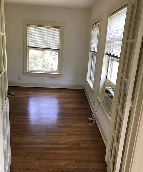 Bedroom 2 entrance via French doors