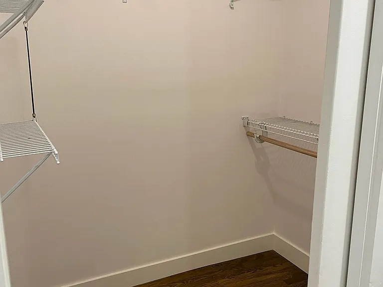 Primary suite walk in closet