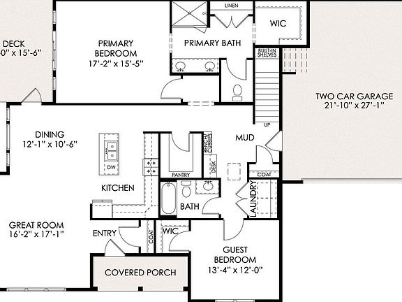 Main Level With Optional Bonus Room