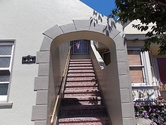 Going up to front door