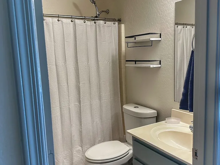 Common area used: 1 Downstairs Full Bathroom and a 2nd Full Size Bathroom Upstairs located in the Hallway.