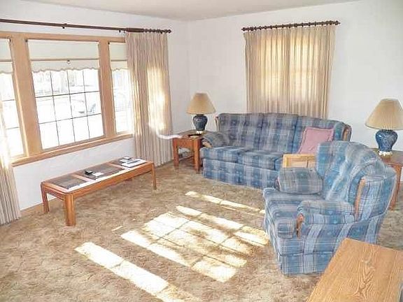 Living room with large picture window