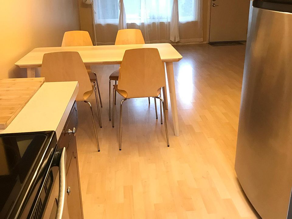 Dining room open to living room for flexibility