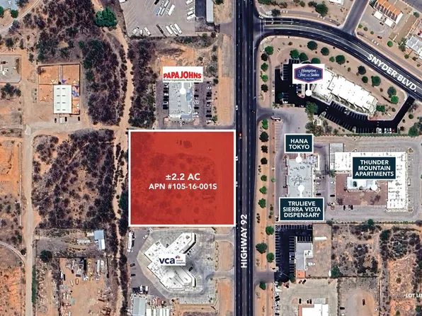 2acres S Hwy 92 & Snyder Blvd -- #-, Sierra Vista, AZ 85635