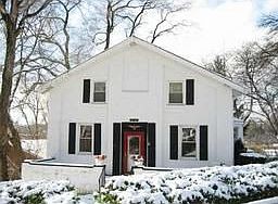 front of the house