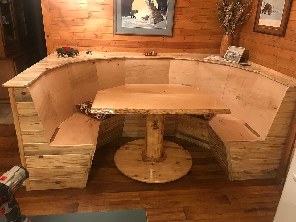 Booth in the Kitchen