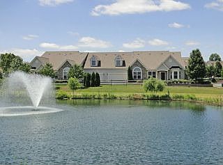 Pond front view