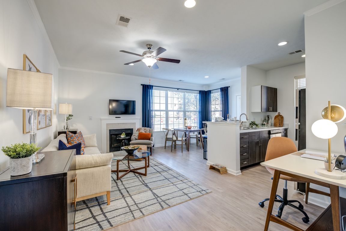 Newly Renovated Open Floor Plan Living Area