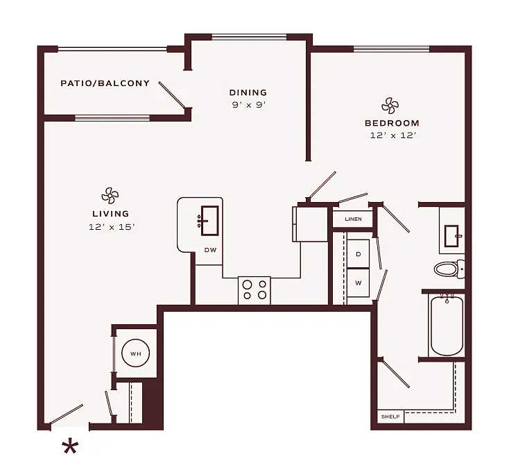 Floor plan Alcott