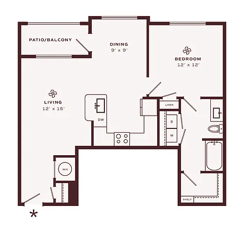 Floor plan Alcott