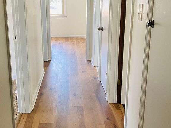 Hallway and kitchen is at the end.