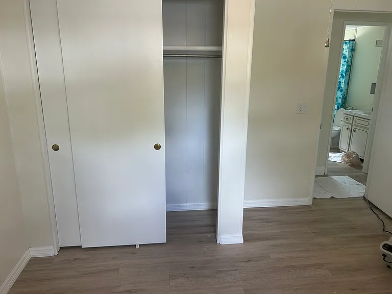 Master bedroom
Has a cedar closet on the right wall in addition to half bath.