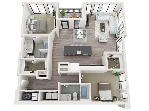 Floor plan B8