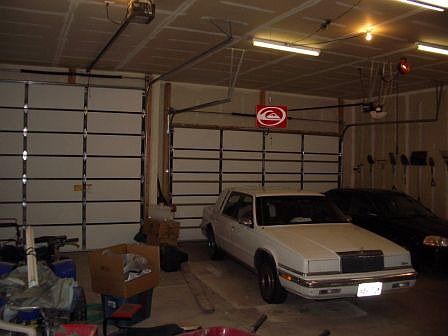Oversized Garage - 9'x16' doulble door and 11'x10' 3rd car door