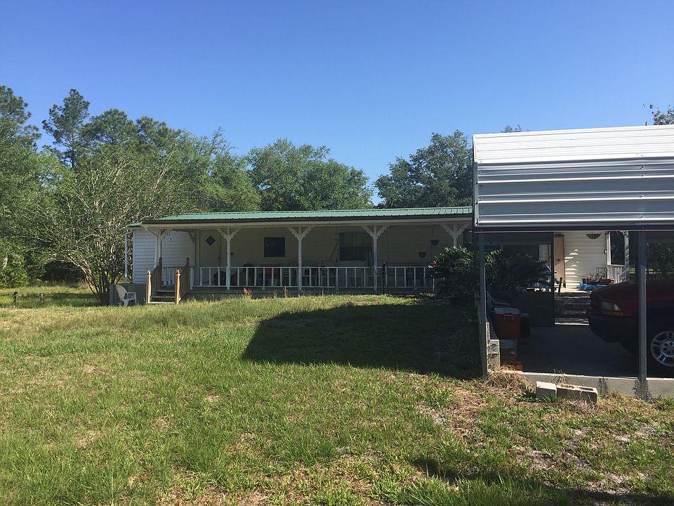 Back porch and parking