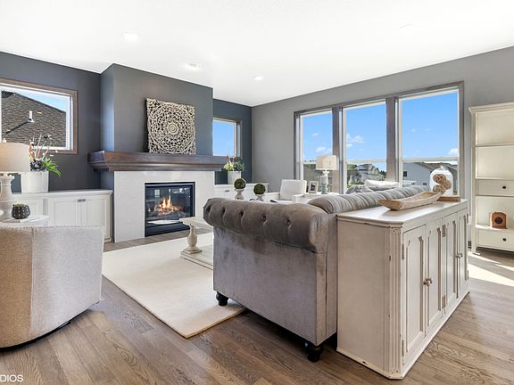 Home under construction. Photos of similar floor plan.