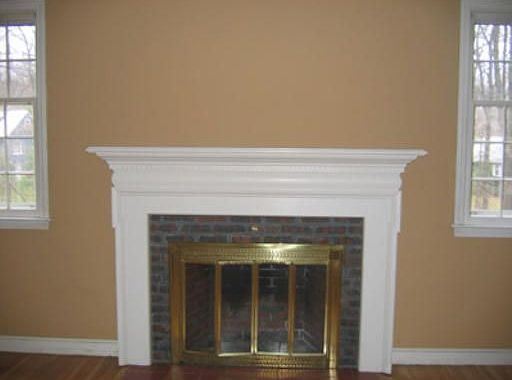 Front to back living and dining rooms,not one but 2 fireplaces!