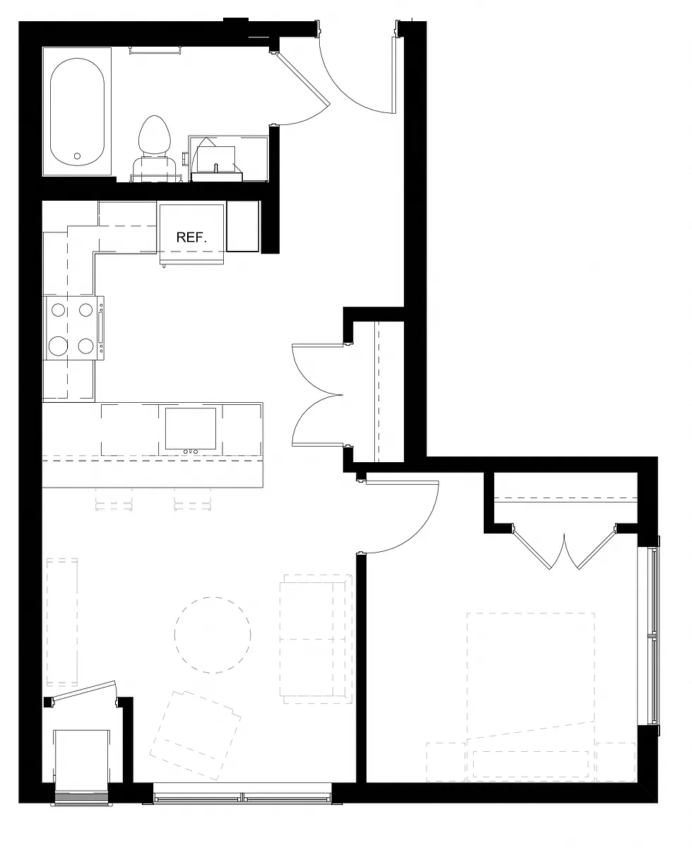 Floor plan 1J