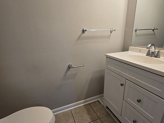 upstairs half bathroom