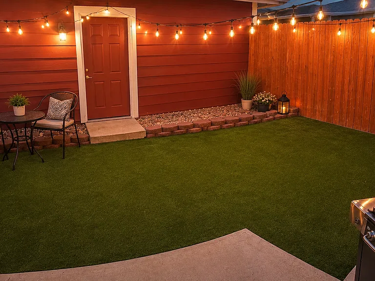 Private courtyard