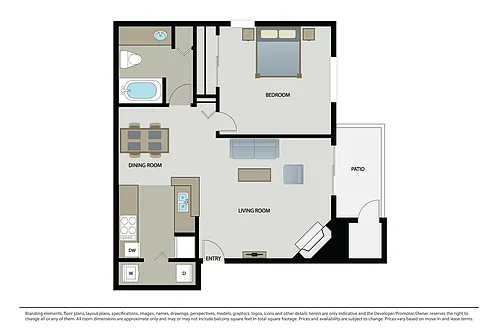 Floor plan Plan 1A