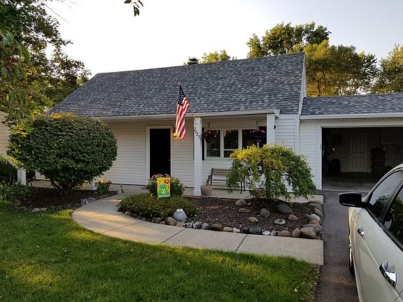 Street View, 2 car garage.