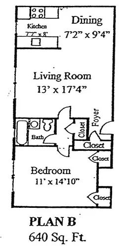 Floor plan B