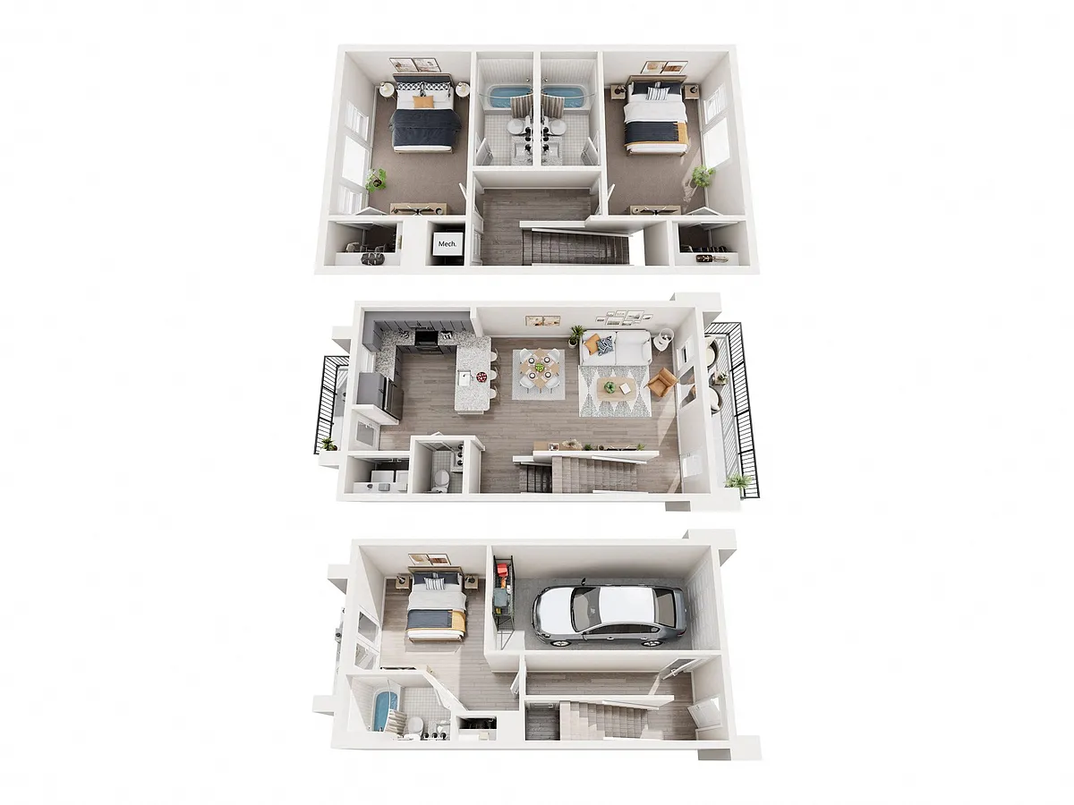 Floor plan CG1 Townhome