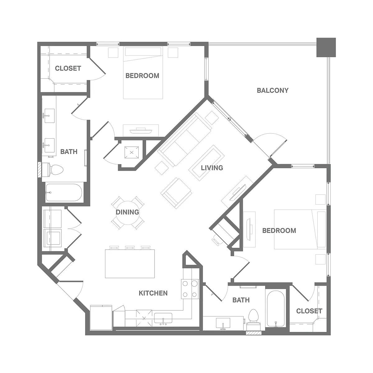 Floor plan B4