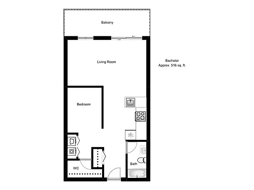 Floor plan Bachelor A
