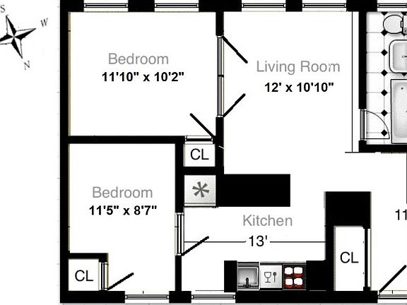 2nd image of 216 W 99th St APT 7