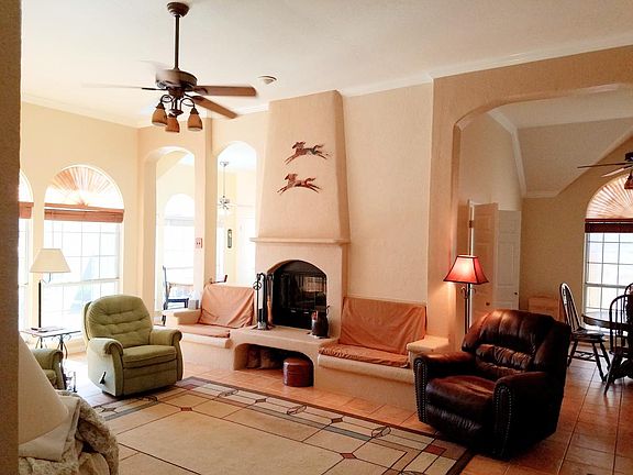 Custom Fireplace - goes through to kitchen