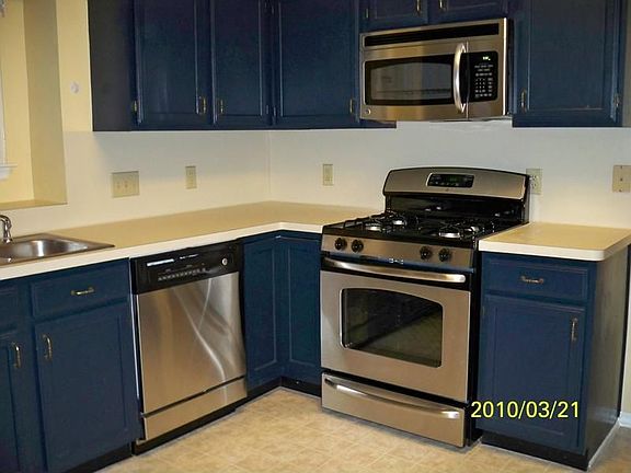 New stainless steel appliances.