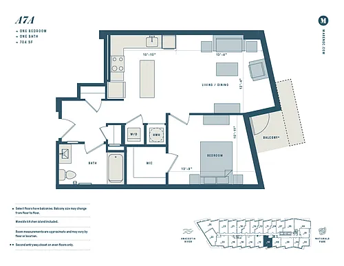 Floor plan A7A